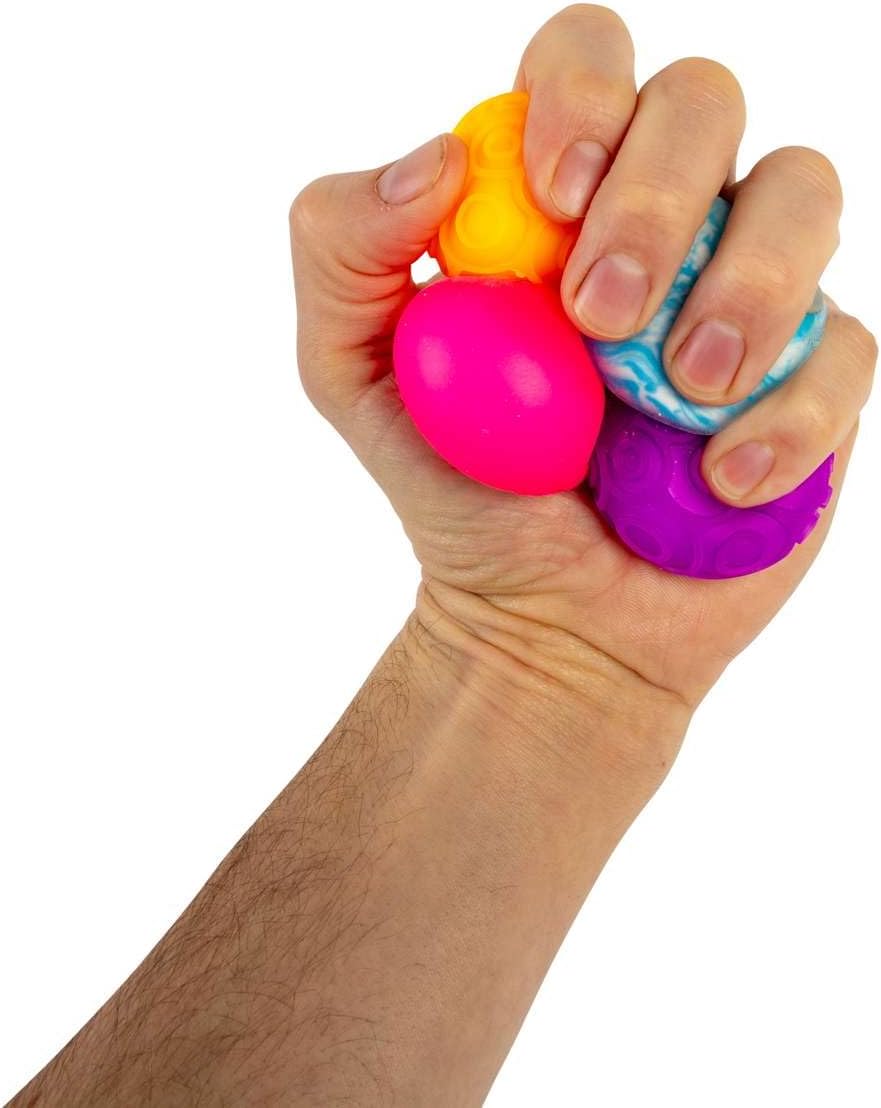 Schylling NeeDoh Teenie Single - Sensory Squeeze Toy - Mini Groovy Glob - 1.25 Wide - Color May Vary (Pack of 1) - Image 2