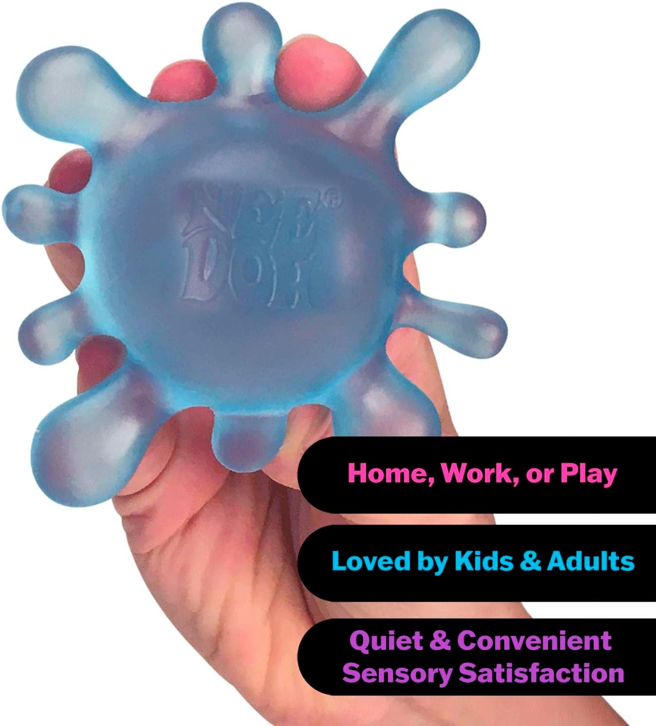 Schylling NeeDoh SplootSplat -The Splat That Sploots - Sensory Toy to Squish. Squeeze. and Pull - Ages 3 and Up - Color May Vary; One Per Pack - Image 4