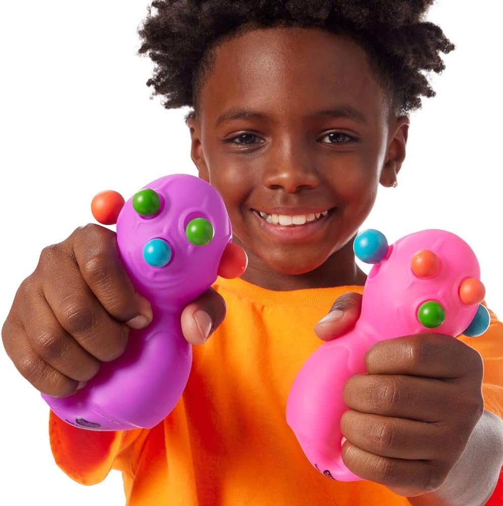 Schylling NeeDoh Panic Pete - Sensory Squeeze Toy - Popping Eyes. Ears & Nose - 4 Tall - Color May Vary (Pack of 1) - Image 4