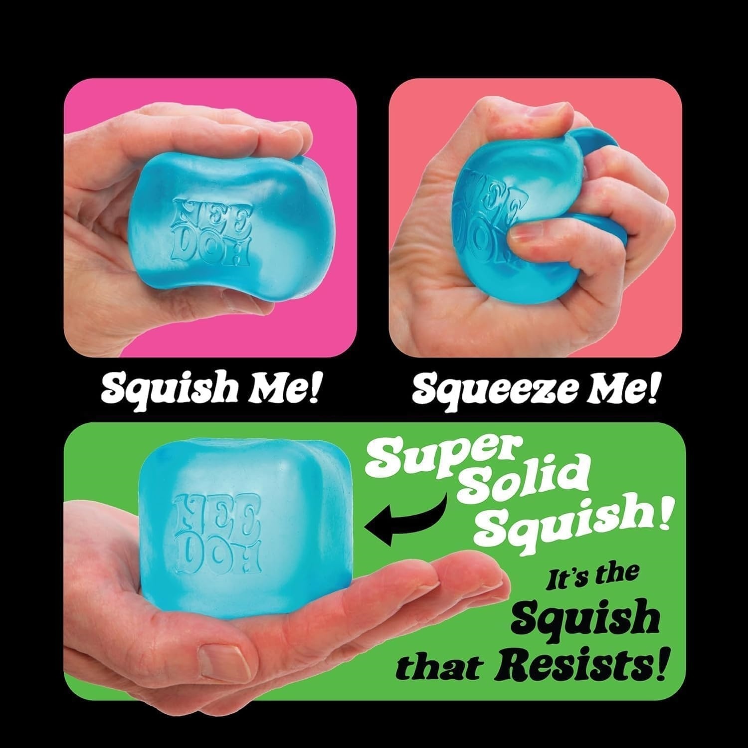 NeeDoh Nice Cube - Solid Squish - 2.25 Cube - Image 5