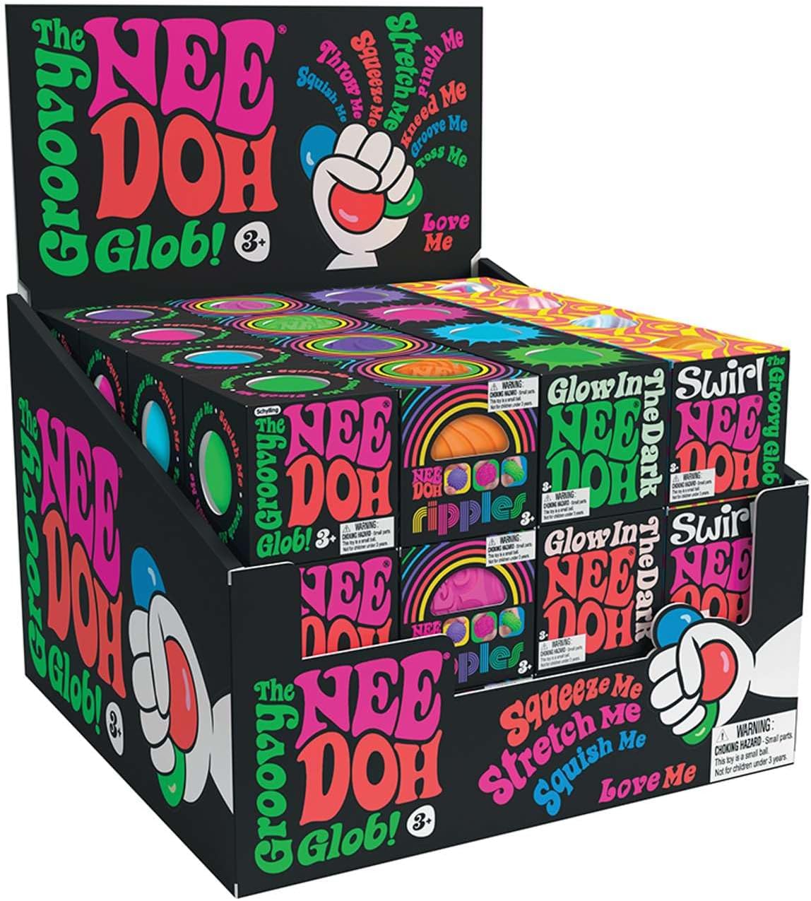 Schylling NeeDoh Teenie Single - Sensory Squeeze Toy - Mini Groovy Glob - 1.25 Wide - Color May Vary (Pack of 1) - Image 4
