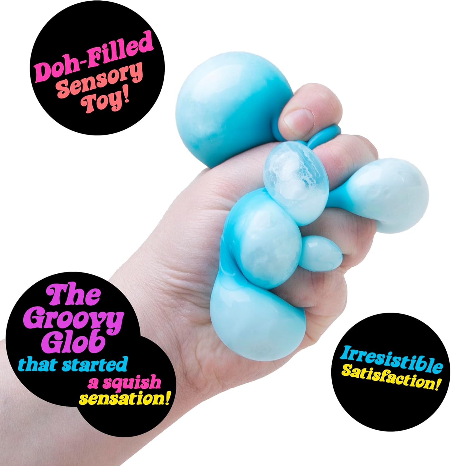 Schylling NeeDoh Original - Sensory Fidget Toy - Assorted Colors - Ages 3 to Adult . 1 Count ( Pack of 1) - Image 3