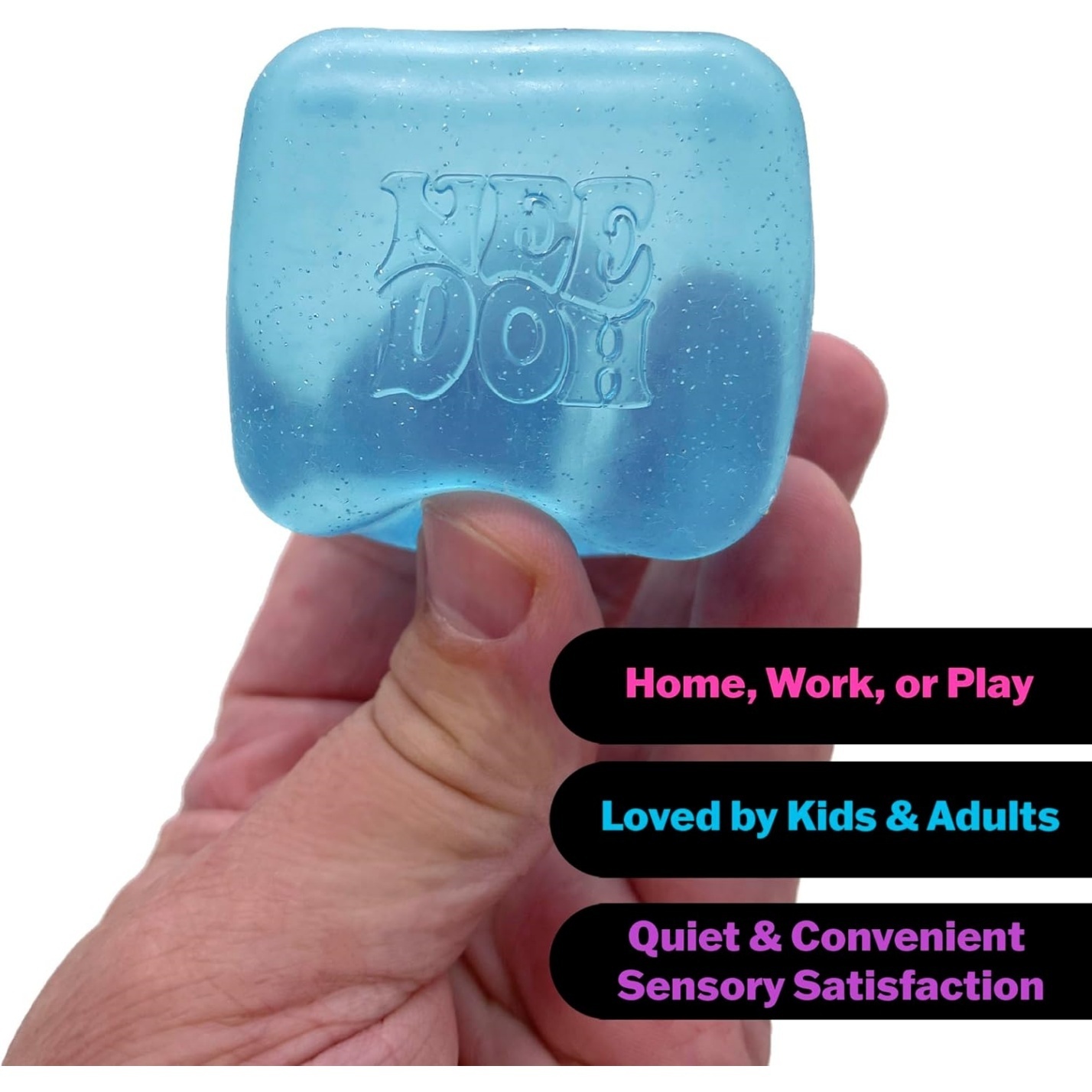 NeeDoh Nice Cube - Solid Squish - 2.25 Cube - Image 3