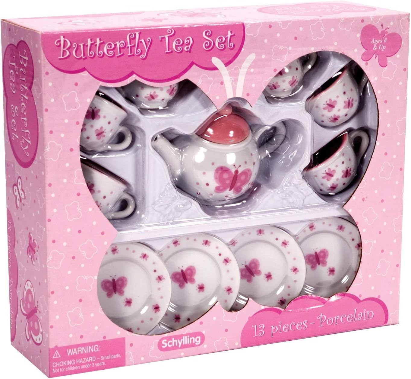 Schylling Butterfly Porcelain Tea Set - Image 2