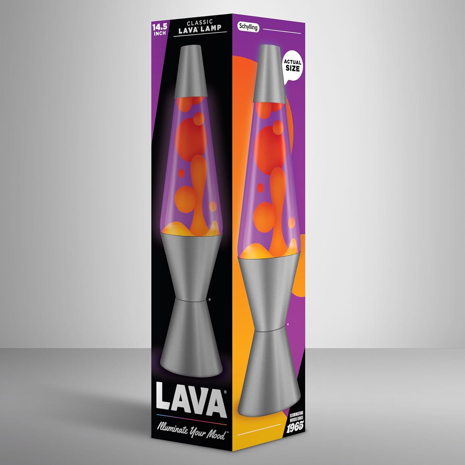 Lava? Lamp - 14.5 Purple Sunset - The Original Motion Light - Yellow Wax and Purple Liquid - Item #2635 (Amazon Exclusive) - Image 9