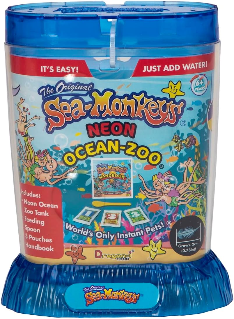Sea-Monkeys? Ocean Zoo Neon - World-s Only Instant Pets? - Assorted Colors - Ages 6+ (Pack of 1) - Image 3
