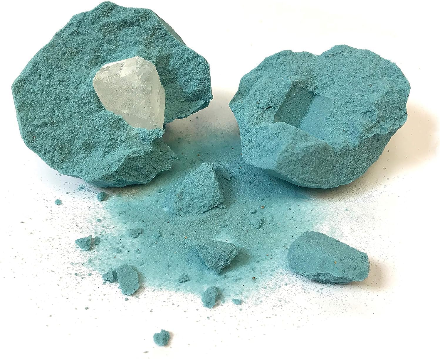 Schylling Chip Away Diamond - Gemstone Dig Kit with Collectible Specimens Inside - 1 in 24 Contains a Real Diamond - Includes Miniature Hammer. Chisel. and Brush - Ages 5 and Up - One Box - Image 2