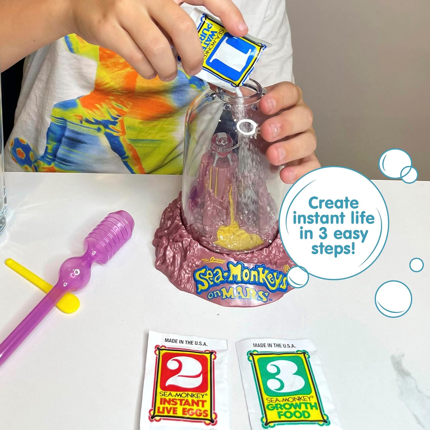 Sea-Monkeys? On Mars - World-s Only Instant Pets? - Ages 6+ (Pack of 1) - Image 4