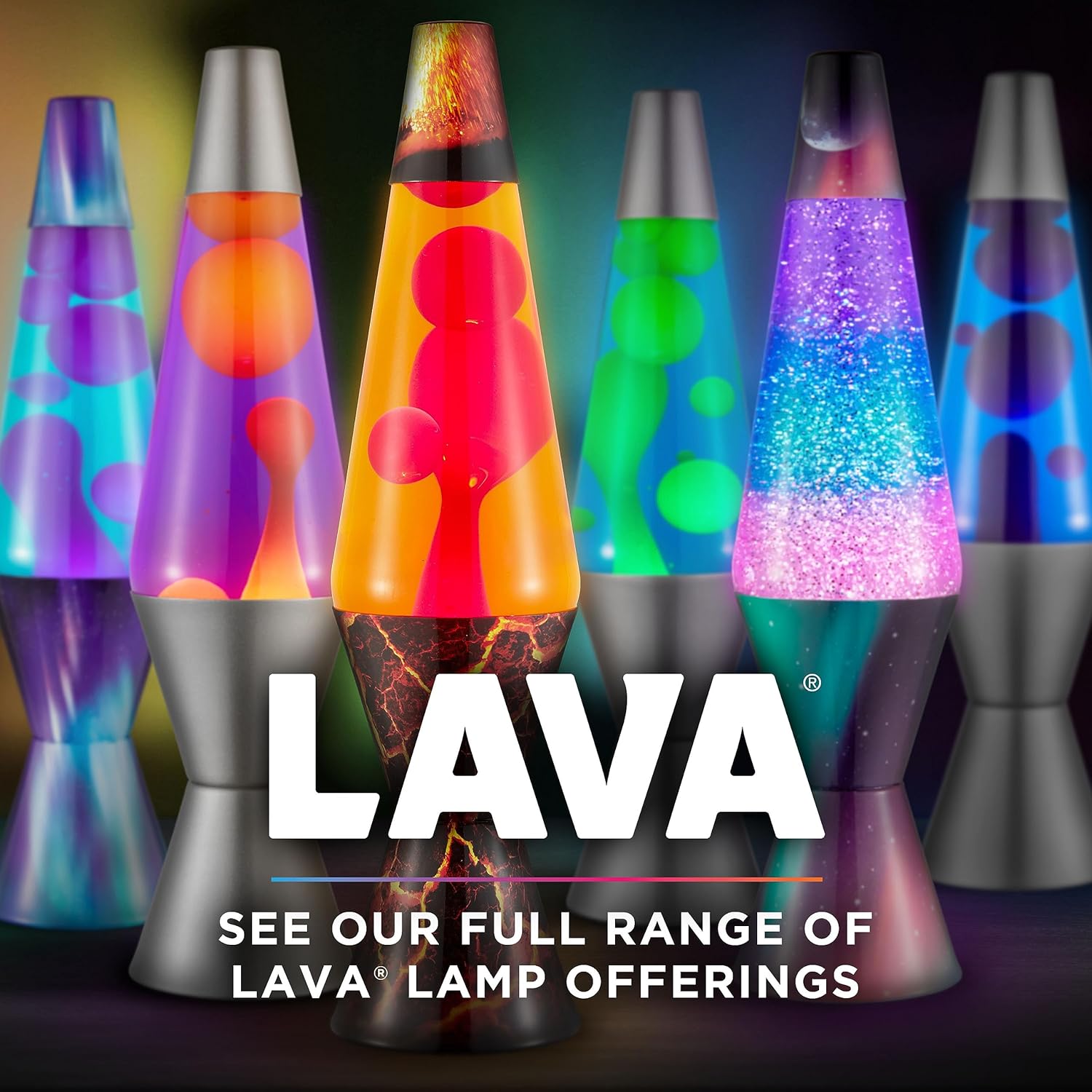 Lava? Lamp - 14.5 Purple Sunset - The Original Motion Light - Yellow Wax and Purple Liquid - Item #2635 (Amazon Exclusive) - Image 6