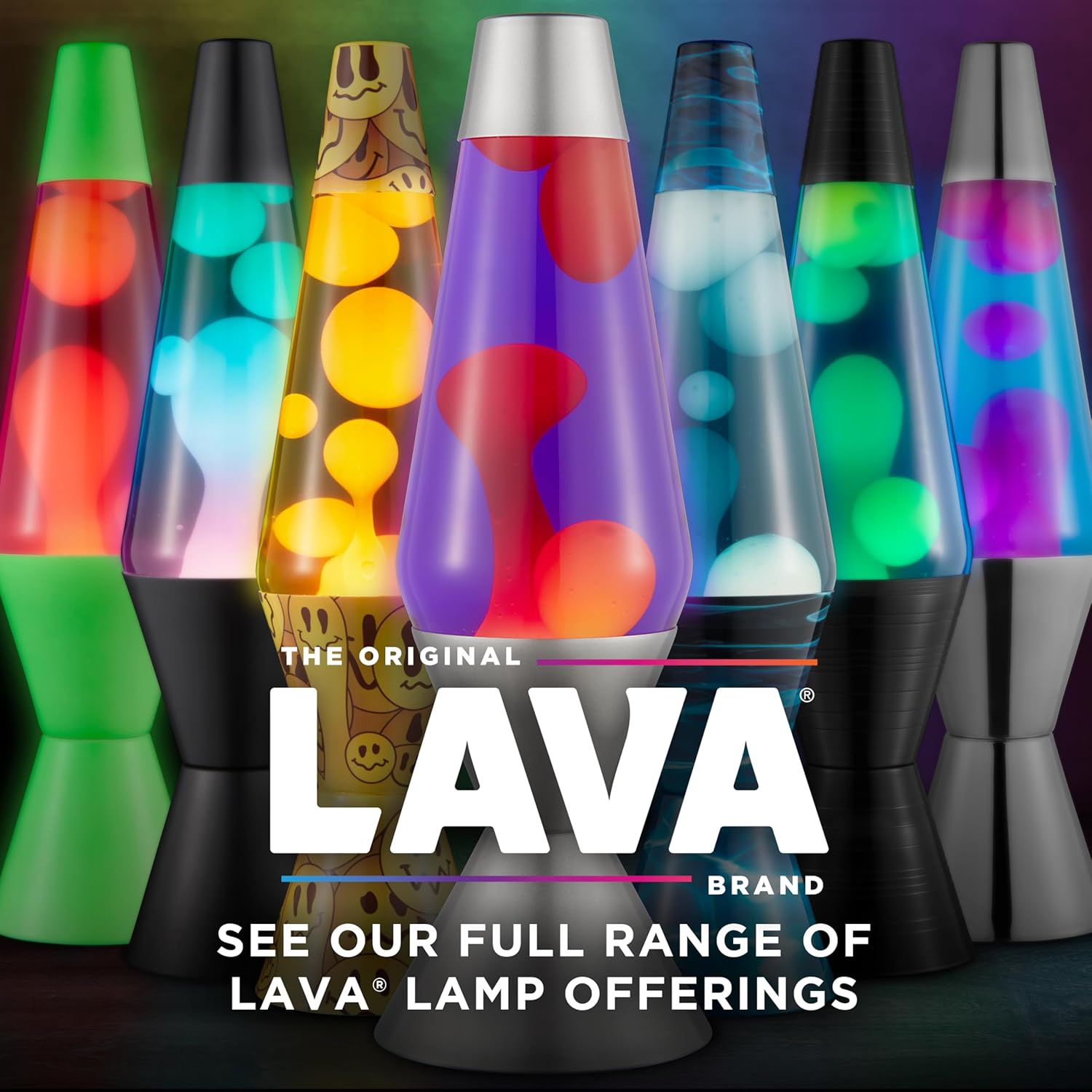 The Original Lava? Lamp - 14.5 Night Swim - Classic Liquid Motion Lamp - White Wax and Blue Liquid - Item #2095 (Amazon Exclusive) - Image 6