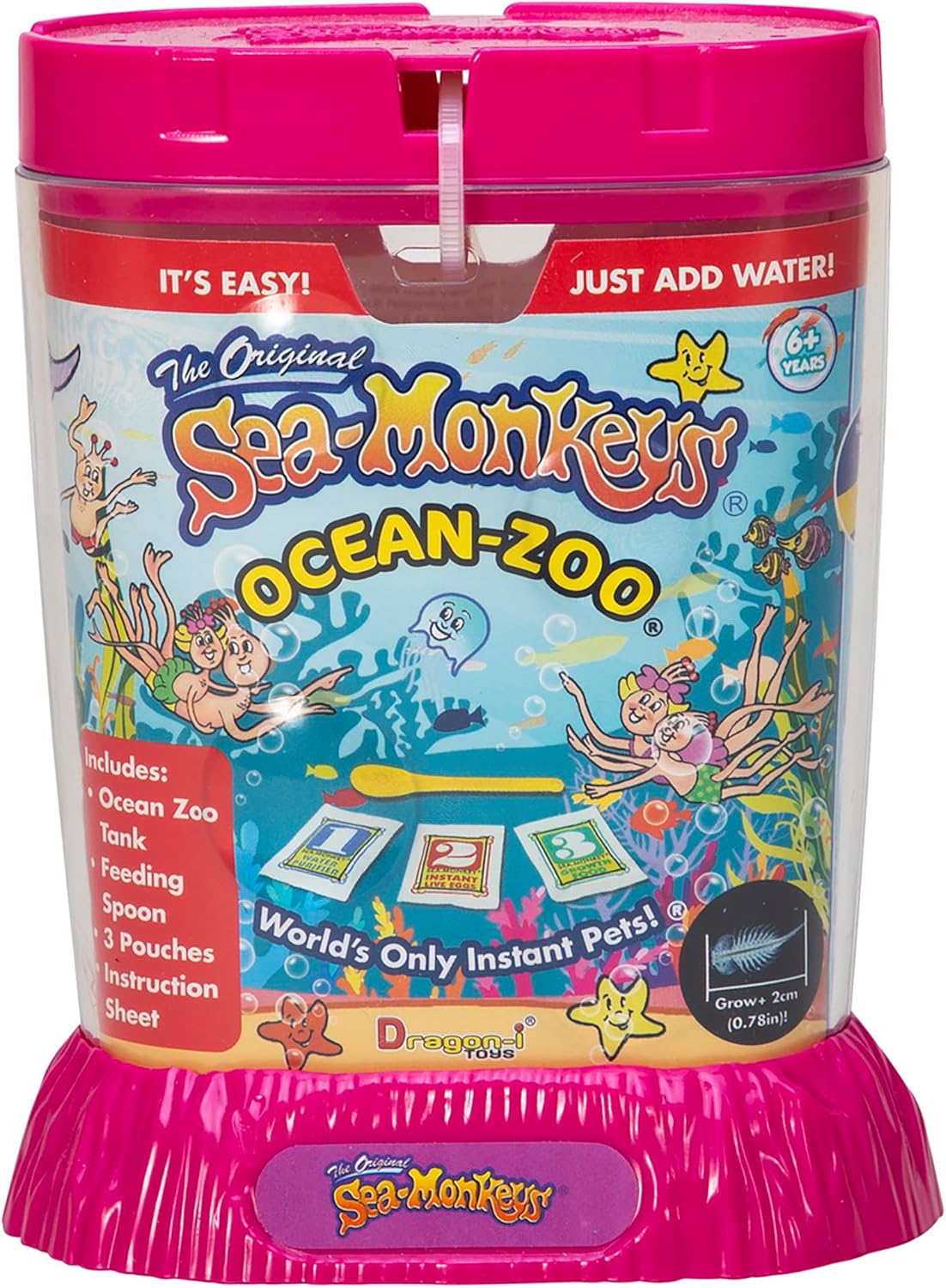 Sea-Monkeys? Ocean Zoo - World-s Only Instant Pets? - Assorted Colors - Ages 6+ (Pack of 1) - Image 6