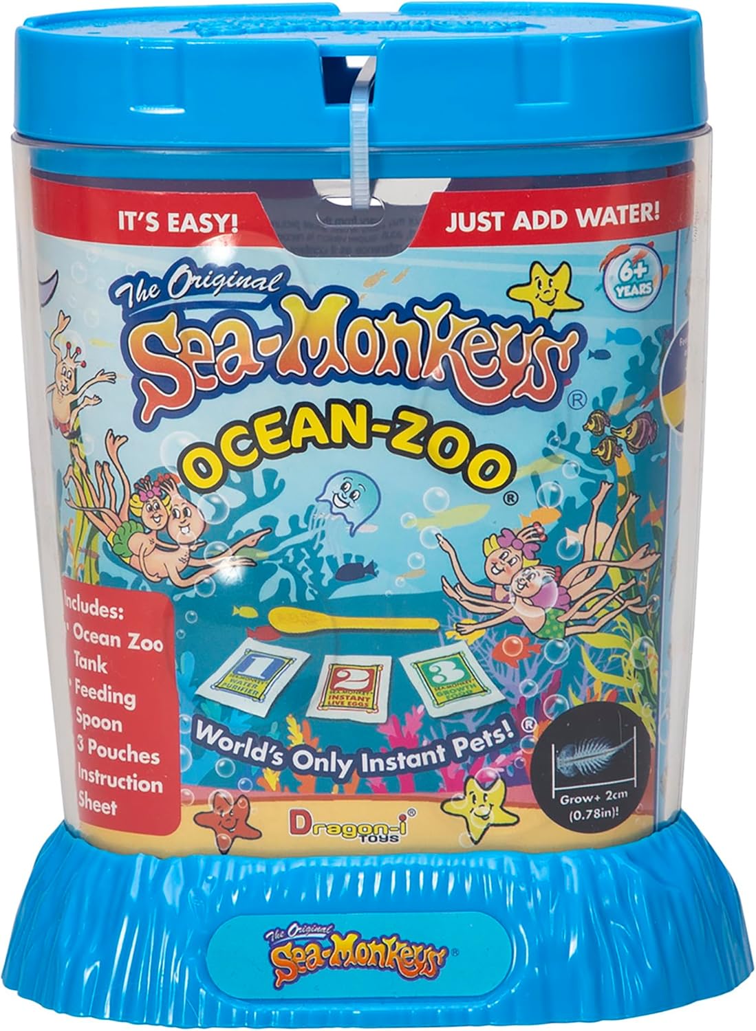 Sea-Monkeys? Ocean Zoo - World-s Only Instant Pets? - Assorted Colors - Ages 6+ (Pack of 1) - Image 7