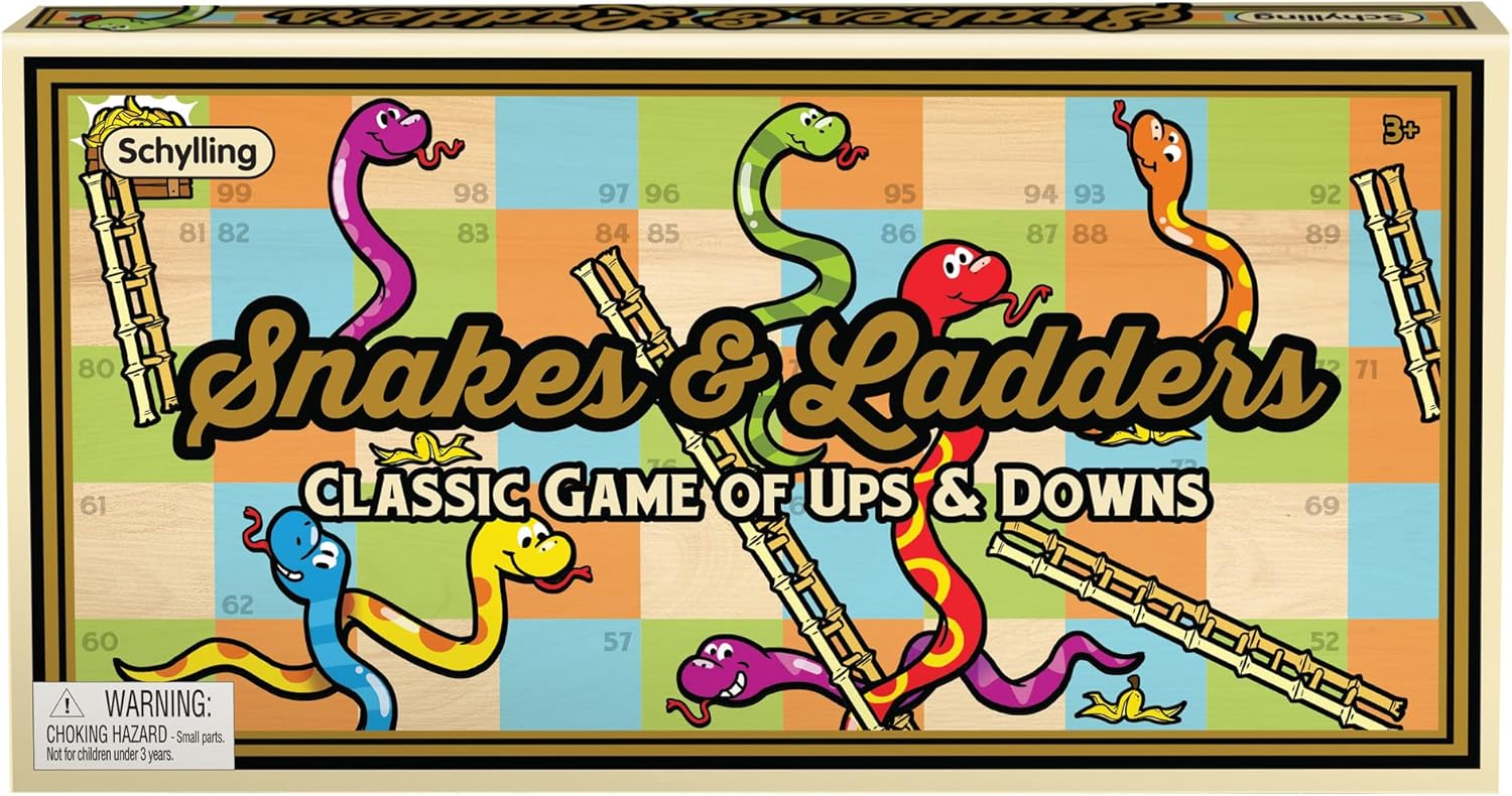 Schylling-Snakes & Ladder Game-(Age 3+)- (SLG) - Image 2